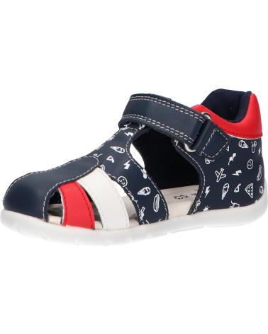 girl Sandals GEOX B451PC 000BC B ELTHAN  C0735 NAVY-RED