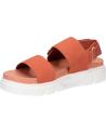 Woman Sandals TIMBERLAND A6148 GREYFIELD SANDAL  ET01 MEDIUM RED SUEDE