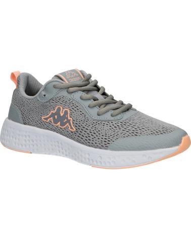 Woman and girl and boy Trainers KAPPA 331D67W BERKAT WO  A1V GREY-ORANGE LT CORAL