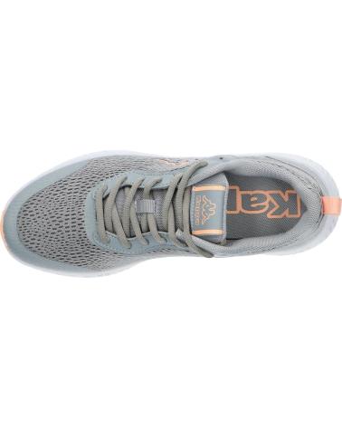 Woman and girl and boy Trainers KAPPA 331D67W BERKAT WO  A1V GREY-ORANGE LT CORAL