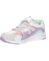 girl Trainers KAPPA 331F7SW LONDON  A15 WHITE-VIOLET LT-PINK