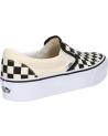 Woman and girl and boy Trainers VANS OFF THE WALL VN00018EBWW1 CLASSIC SLIP-ON PLATFORM  BLACK-WHITE