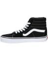 Woman and Man and girl and boy Trainers VANS OFF THE WALL VN000D5IB8C1 SK8-HI --WHI  BLACK
