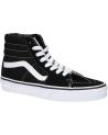 Woman and Man and girl and boy Trainers VANS OFF THE WALL VN000D5IB8C1 SK8-HI --WHI  BLACK