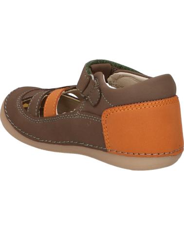 Schuhe KICKERS  für Junge 927890-10 SUSHY  201 KAKI ORANGE
