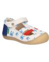 girl and boy Sandals KICKERS 961062-10 SUSHY  33 BLANC CRABE