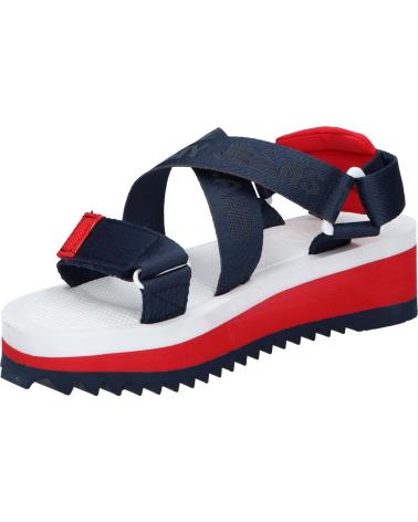 Sandalen TOMMY HILFIGER  für Damen EN0EN01839 FLATFORM EVA  0GY RWB