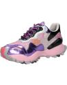 Woman Trainers EXE 134-18  LEATHER PURPLE PINK