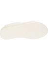 Sportschuhe CALVIN KLEIN  für Damen YW0YW01437 ESPADRILLE  0F9 CREAMY WHITE-BRIGHT WHITE