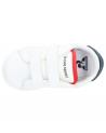 girl and boy Trainers LE COQ SPORTIF 2210149 COURTSET INF  OPTICAL WHITE