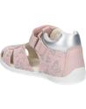 Sandales GEOX  pour Fille B251QC 0AW54 B ELTHAN  C8237 LT ROSE-SILVER