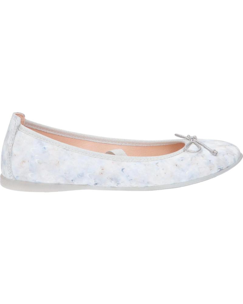 girl Flat shoes PABLOSKY 347027  BLEU ET BLANC