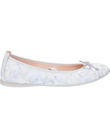 girl Flat shoes PABLOSKY 347027  BLEU ET BLANC