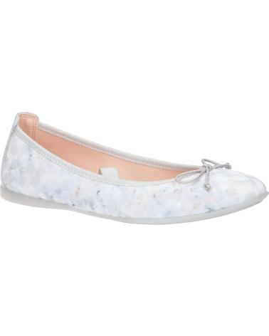 girl Flat shoes PABLOSKY 347027  BLEU ET BLANC