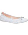 girl Flat shoes PABLOSKY 347027  BLEU ET BLANC