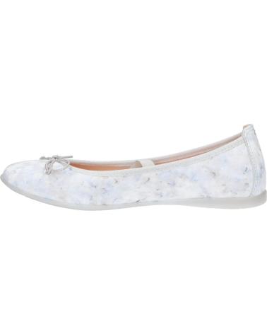 girl Flat shoes PABLOSKY 347027  BLEU ET BLANC