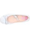 girl Flat shoes PABLOSKY 347027  BLEU ET BLANC
