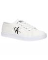 Sneaker CALVIN KLEIN  für Damen und Junge YW0YW004820LA VULCANIZED ESSENTIAL  0LA TRIPLE WHITE