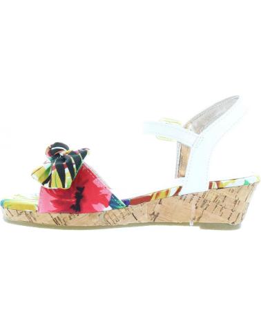 Sandalen Flower Girl  für Mädchen 340093-B4600  MULTI RED-WHITE