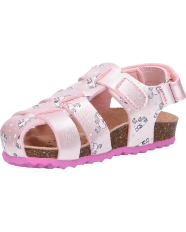 Sandalen GEOX  für Mädchen B252RA 000NF B CHALKI  C0808 LT PINK-FUCHSIA