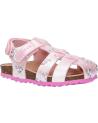 Sandalen GEOX  für Mädchen B252RA 000NF B CHALKI  C0808 LT PINK-FUCHSIA