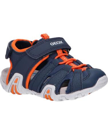 boy Sandals GEOX B1524A 0CE15 B KRAZE  C0659 NAVY-ORANGE