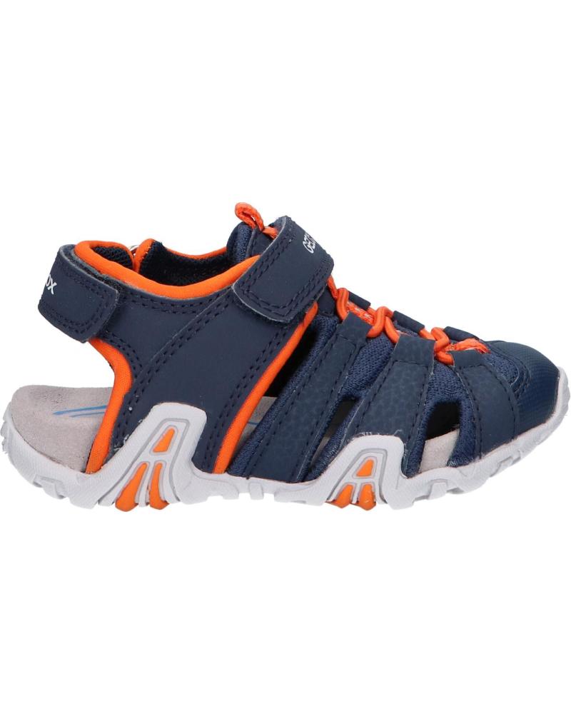 boy Sandals GEOX B1524A 0CE15 B KRAZE  C0659 NAVY-ORANGE