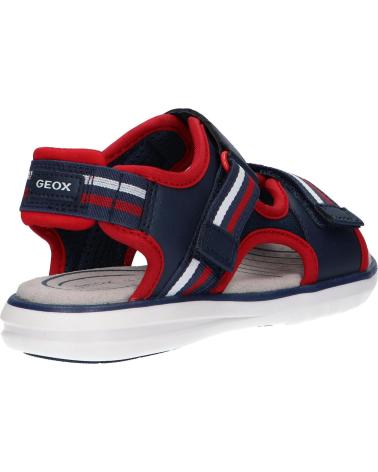 Sandales GEOX  pour Garçon J25DRA 0BC14 J MARATEA  C0735 NAVY-RED