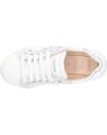 girl Trainers GEOX J024MG 05422 J DJROCK  C0007 WHITE-SILVER