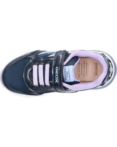 girl Trainers GEOX J258VB 011AJ J SPACECLUB  C4231 NAVY- SKY