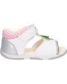 Sandali GEOX  per Bambina B020YB 054AJ B SANDAL TAPUZ  C0007 WHITE-SILVER