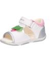 Sandali eleganti da ragazza GEOX  per  B020YB 054AJ B SANDAL TAPUZ  C0007 WHITE-SILVER