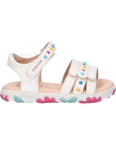 girl Sandals GEOX J158ZC 000BC J SANDAL HAITI  C1000 WHITE