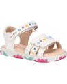 Sandales GEOX  pour Fille J158ZC 000BC J SANDAL HAITI  C1000 WHITE