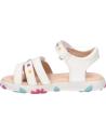 girl Sandals GEOX J158ZC 000BC J SANDAL HAITI  C1000 WHITE