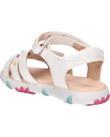 girl Sandals GEOX J158ZC 000BC J SANDAL HAITI  C1000 WHITE