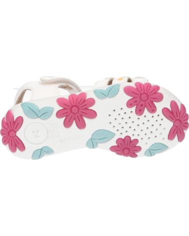 girl Sandals GEOX J158ZC 000BC J SANDAL HAITI  C1000 WHITE