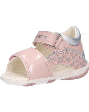 Sandali GEOX  per Bambina B1538A 010AJ B SANDAL NICELY  C0514 PINK-SILVER