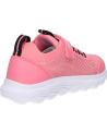 girl Trainers GEOX J26GYB 06KBC J SPHERICA  C7G9B CORAL-BLACK