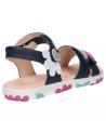 girl Sandals GEOX J258ZC 0BCHI J HAITI  C4211 NAVY-WHITE