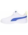 girl and boy and Woman Trainers PUMA 385836 PUMA RICKIE AC  04-WHITE-DAZZLING