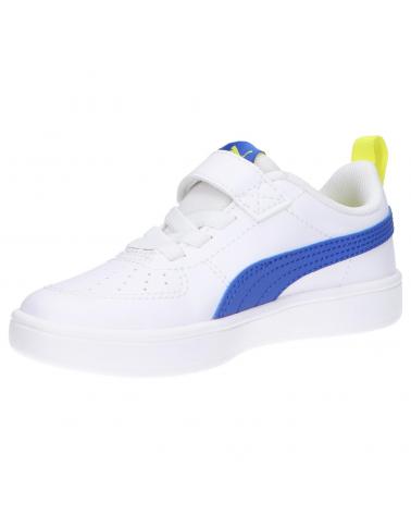 girl and boy and Woman Trainers PUMA 385836 PUMA RICKIE AC  04-WHITE-DAZZLING