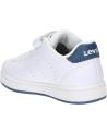 girl and boy sports shoes LEVIS VAVE0017S AVENUE MINI  1923 WHITE PETROL