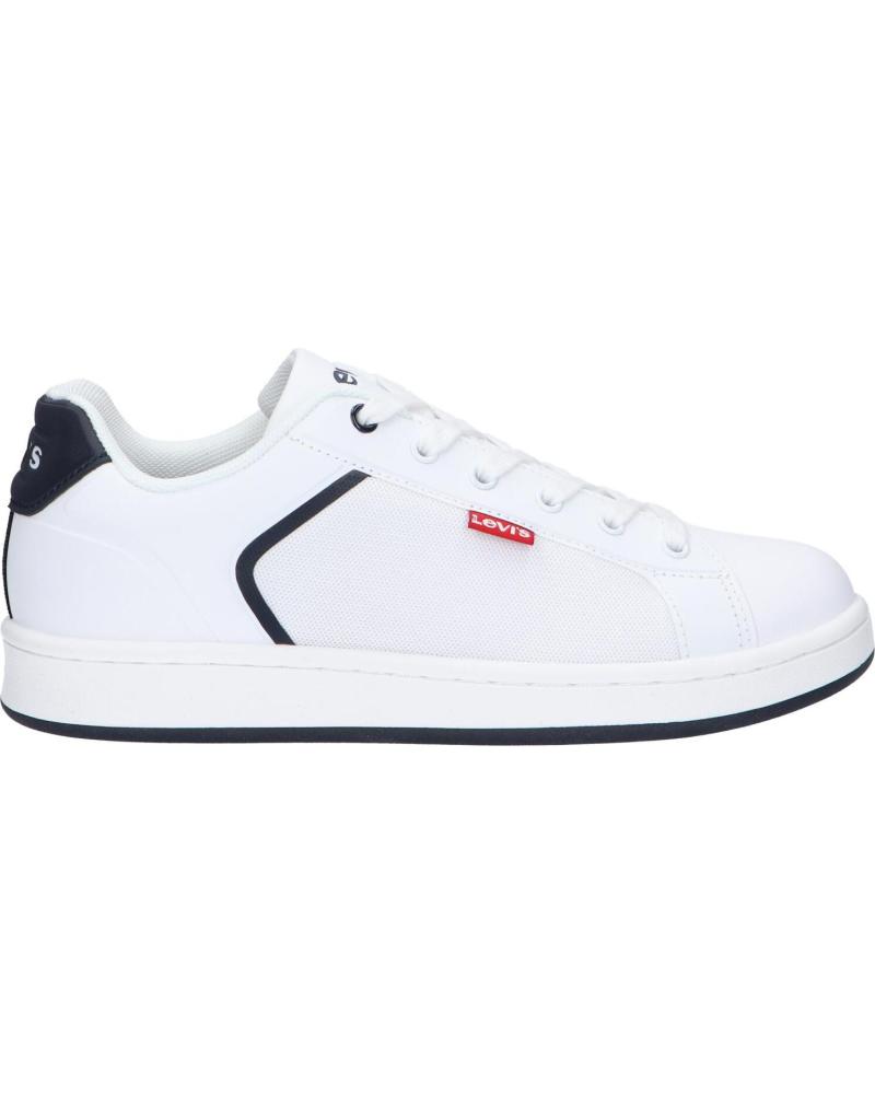 Woman and girl and boy Trainers LEVIS VAVE0038S BOULEVARD  0061 WHITE