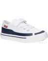 girl and boy Trainers LEVIS VORI0100T SQUARE  0122 WHT NAVY