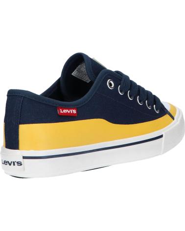 Woman and girl and boy Trainers LEVIS VORI0101T SQUARE  0923 NAVY YELLOW