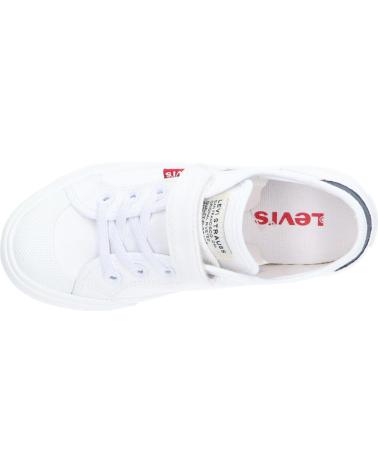 girl and boy Trainers LEVIS VORI0106T MISSION 2  0061 WHITE