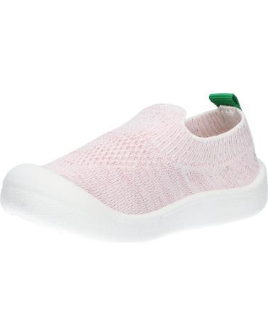girl and boy shoes KICKERS 878463-10 KICK EASY  33 BLANC ROSE