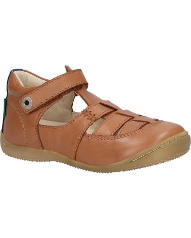Chaussures KICKERS  pour Garçon 894630-10 GAKICK  116 CAMEL MARINE