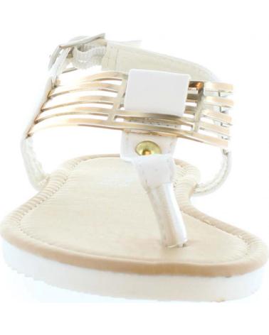 girl Sandals Happy Bee B127060-B4600  WHITE-GOLD